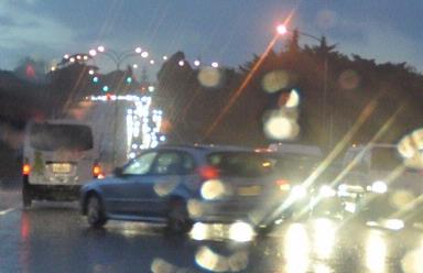 Paul W Kaiser; Still raining .......; 0800 on way to office 2